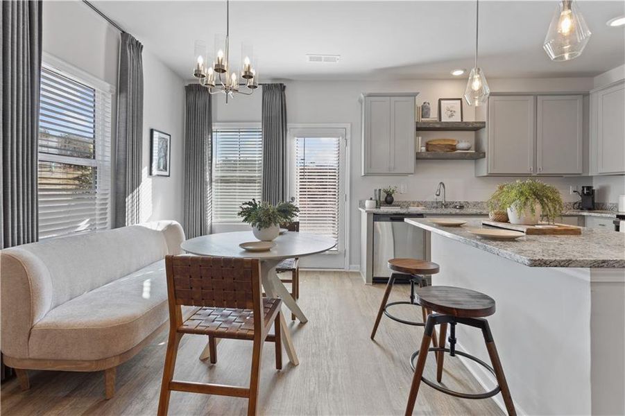 Furnished interior view inside a new home in Azalea Hills, Temple (Image 6).