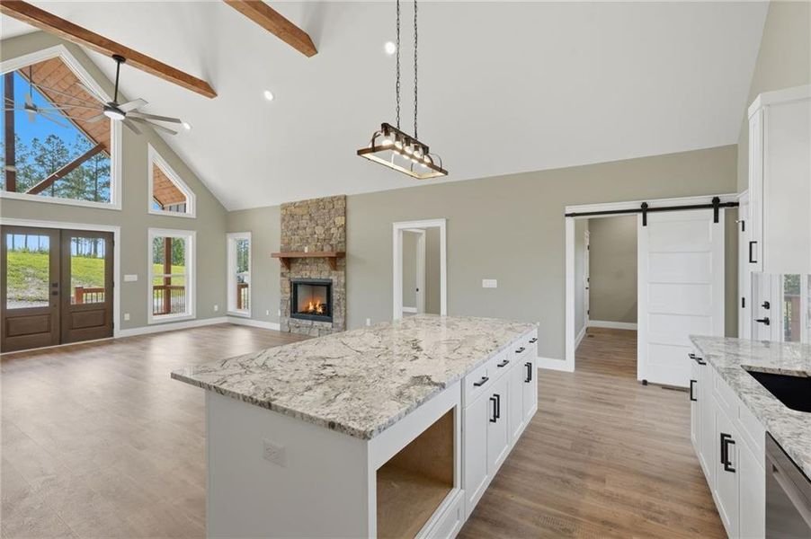 Furnished interior view inside a new home in , Talking Rock (Image 4). Furnished interior view inside a new home in , Talking Rock (Image 4).