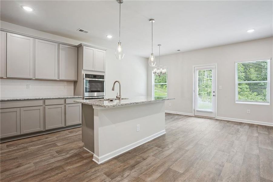 Furnished interior view inside a new home in River Walk Farm, Covington (Image 5).