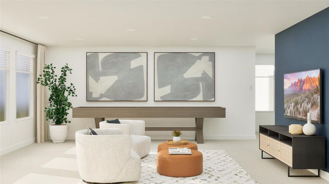 Furnished interior view inside a new home in Binford Creek, Waller (Image 19).