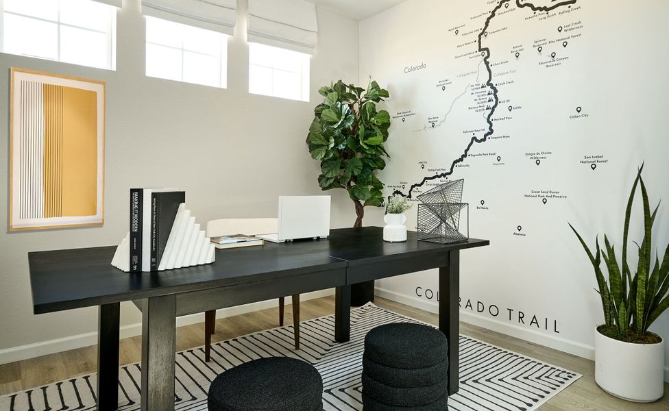 Representative furnished interior of a home built from the Stella by Taylor Morrison in Sugar Creek Horizon Collection, Loveland (Image 10).