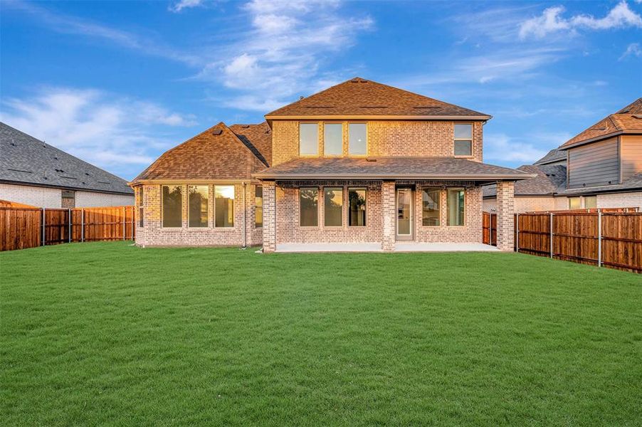 Exterior details and patio area of a home in Lilyana, Celina (Image 20).