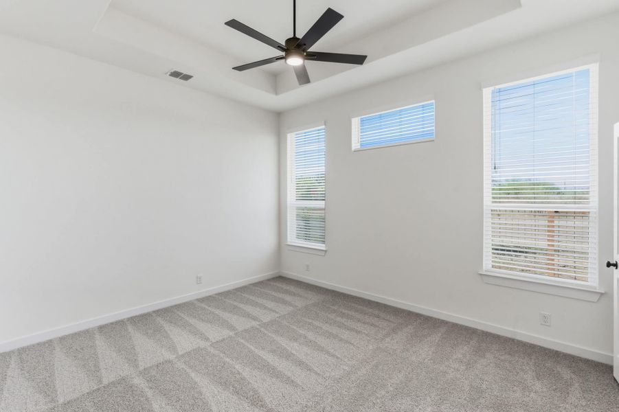 Representative unfurnished interior of a home built from the Shea by Chesmar Homes in The Crossvine – Garden Homes, Schertz (Image 9). Representative unfurnished interior of a home built from the Shea by Chesmar Homes in The Crossvine – Garden Homes, Schertz (Image 9).
