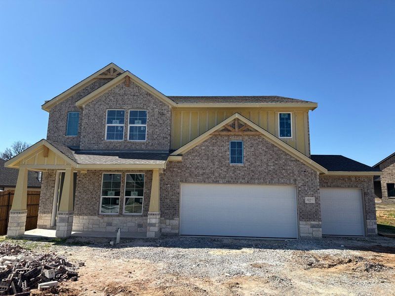 In-progress construction of a new home in Covenant Springs, Springtown, TX (Image 4).