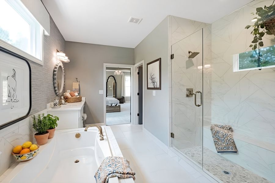 Furnished interior view inside a new home in Woodberry, Canton (Image 5).