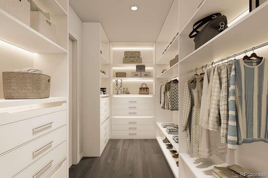 Furnished interior view inside a new home in , Kiowa (Image 12). Furnished interior view inside a new home in , Kiowa (Image 12).