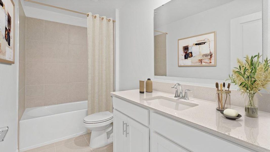 Furnished interior view inside a new home in , St. Cloud (Image 8).