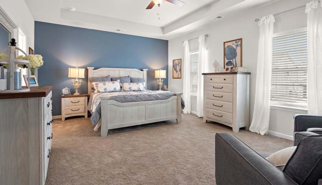 Furnished interior view inside a new home in Sanders Park, Austell (Image 10).