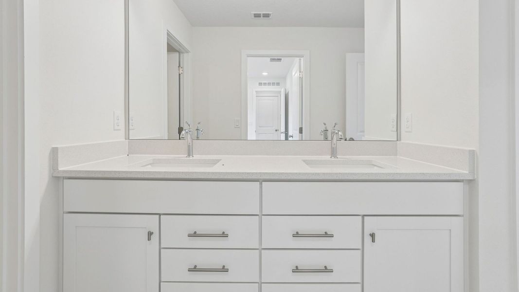 Furnished interior view inside a new home in Cyrene at Harmony, St. Cloud (Image 17).