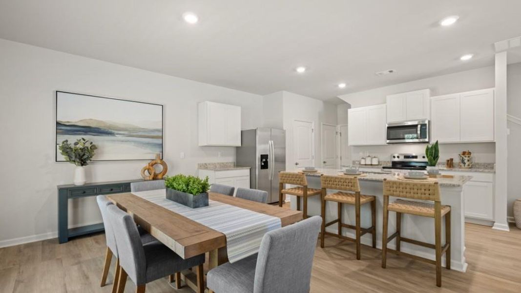 Furnished interior view inside a new home in Pointe Park, Union City (Image 28).