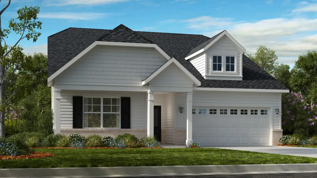 Representative exterior photo of a completed home built from the Newport by Taylor Morrison in Eagle Trace, Wendell, NC (Image 20).