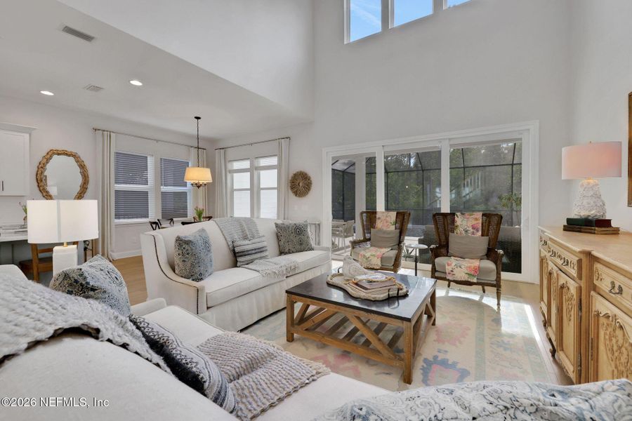 Furnished interior view inside a new home in Settler's Landing at Nocatee, Ponte Vedra (Image 46).