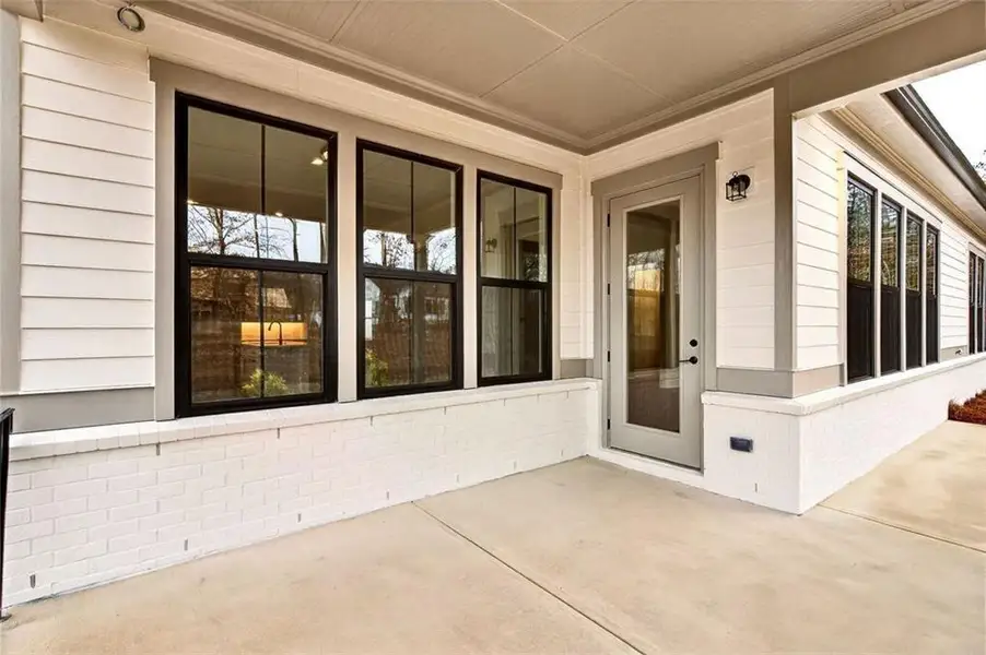 Exterior details and patio area of a home in , Cumming (Image 29).