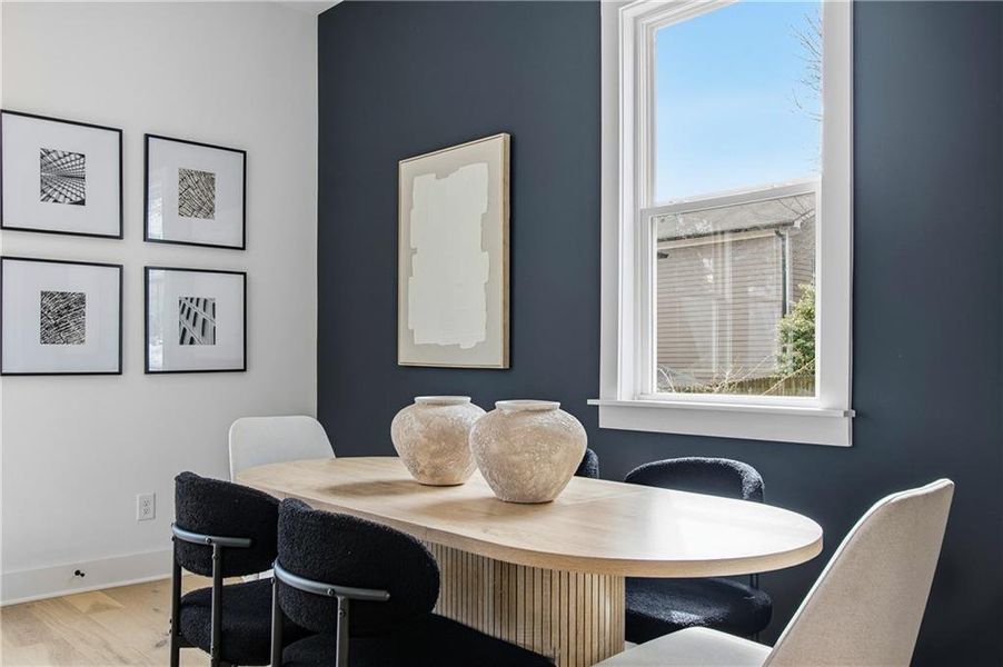 Furnished interior view inside a new home in , Atlanta (Image 11).