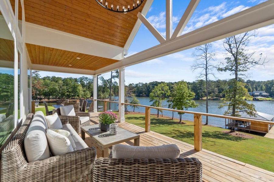 Exterior details and patio area of a home in , Monticello (Image 2).