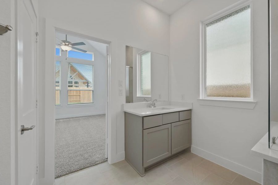 Furnished interior view inside a new home in Meridiana 50's and 60's, Manvel (Image 13).
