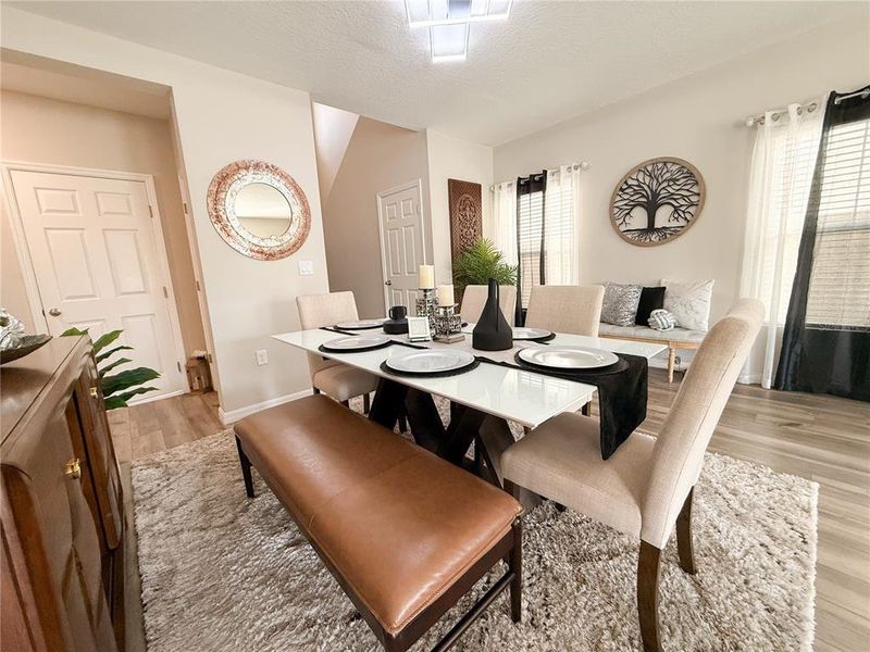 Furnished interior view inside a new home in , Haines City (Image 12). Furnished interior view inside a new home in , Haines City (Image 12).