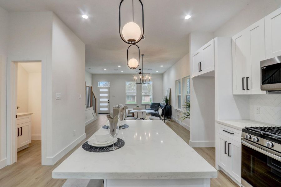 Furnished interior view inside a new home in , Houston (Image 8). Furnished interior view inside a new home in , Houston (Image 8).