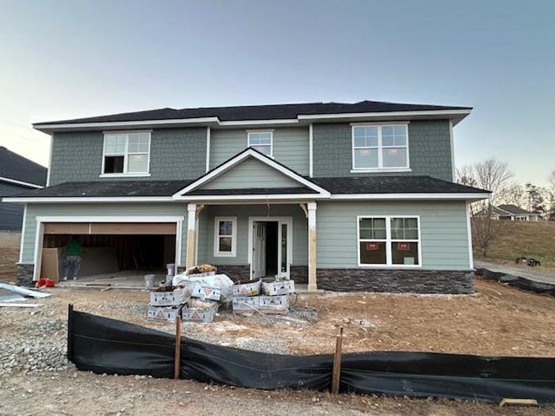 In-progress construction of a new home in Habersham Meadows, Demorest, GA (Image 3).