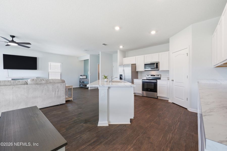 Furnished interior view inside a new home in Ravenswood Village, St. Augustine (Image 34).