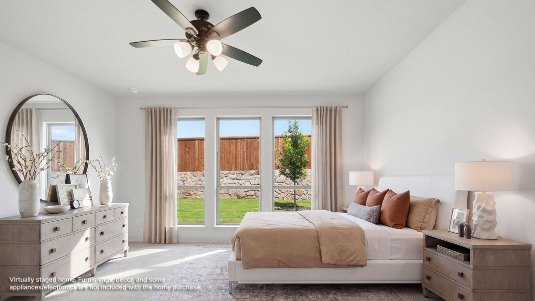 Furnished interior view inside a new home in The Heights at Uptown Celina, Celina (Image 9).