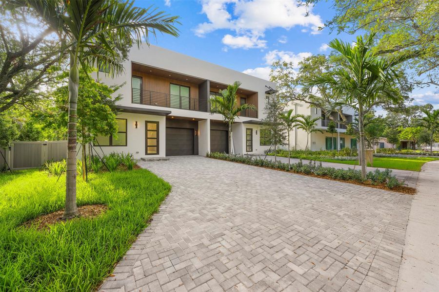 Front exterior of a new home in , Fort Lauderdale, FL, highlighting curb appeal (Image 24). Front exterior of a new home in , Fort Lauderdale, FL, highlighting curb appeal (Image 24).