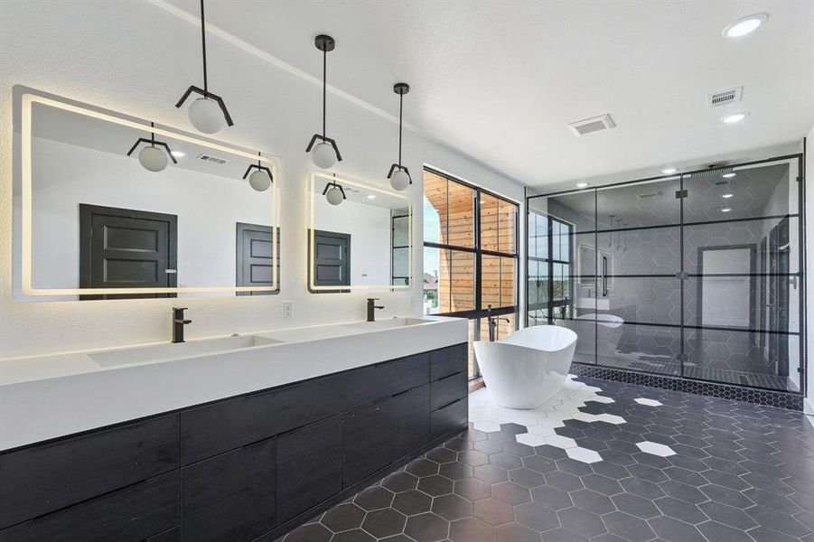 Furnished interior view inside a new home in , Cedar Hill (Image 10).