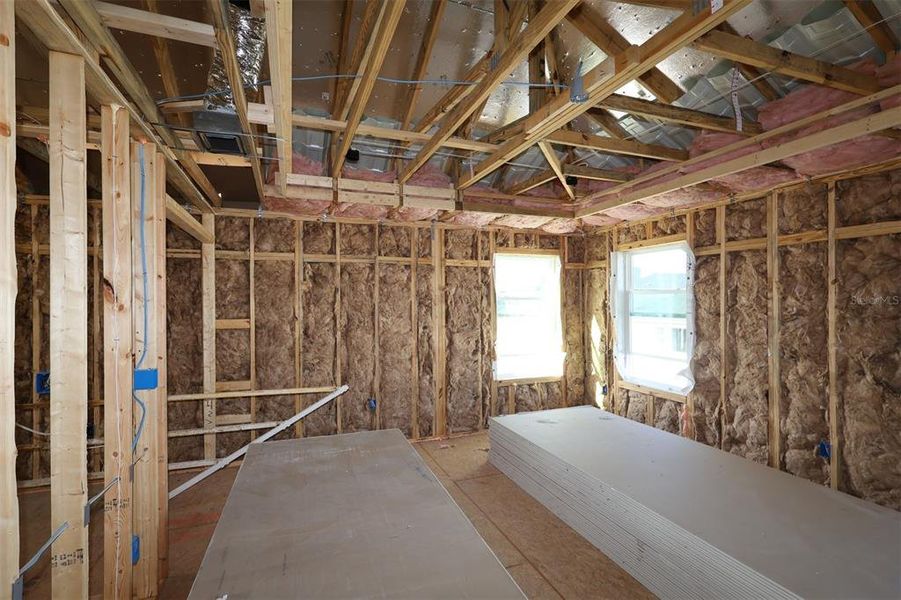 In-progress construction of a new home in Estates at Rivercrest, Sanford, FL (Image 20). In-progress construction of a new home in Estates at Rivercrest, Sanford, FL (Image 20).