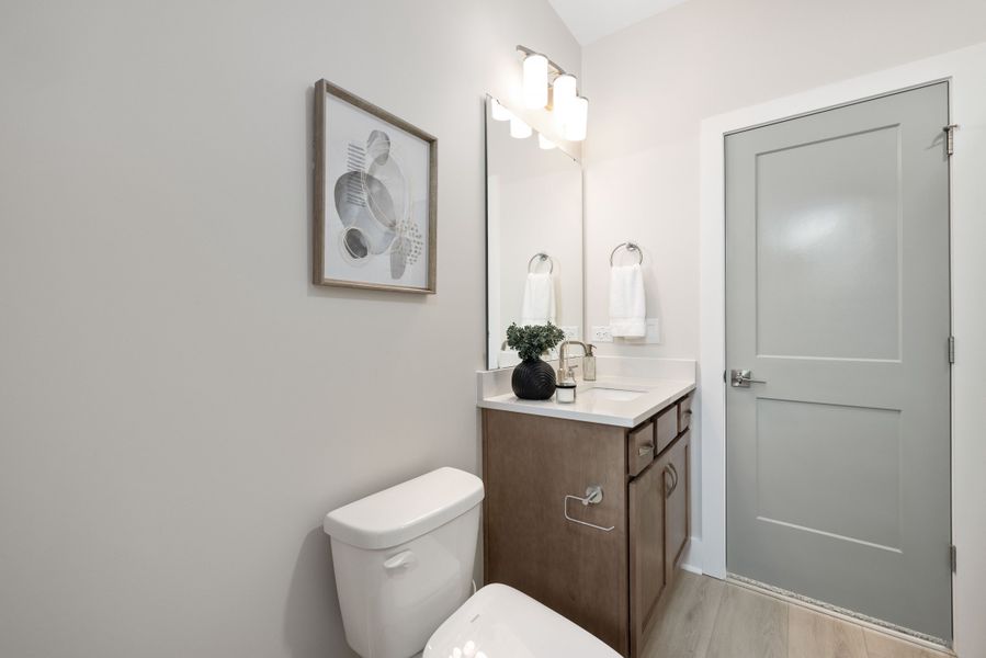 Representative furnished interior of a home built from the Timothy 2 Story by Baker Residential in Atwater Station - Village Collection, Fuquay Varina (Image 22).