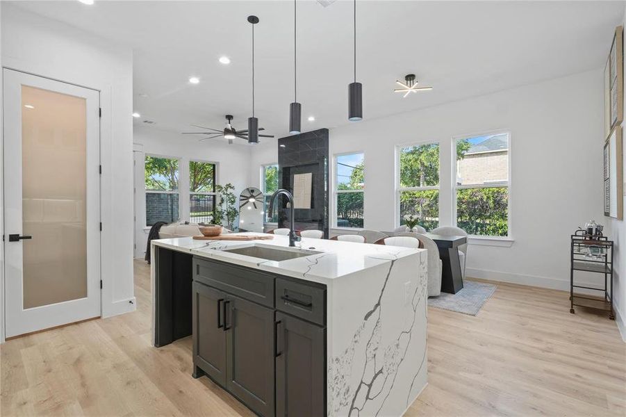 Furnished interior view inside a new home in , Arlington (Image 7).
