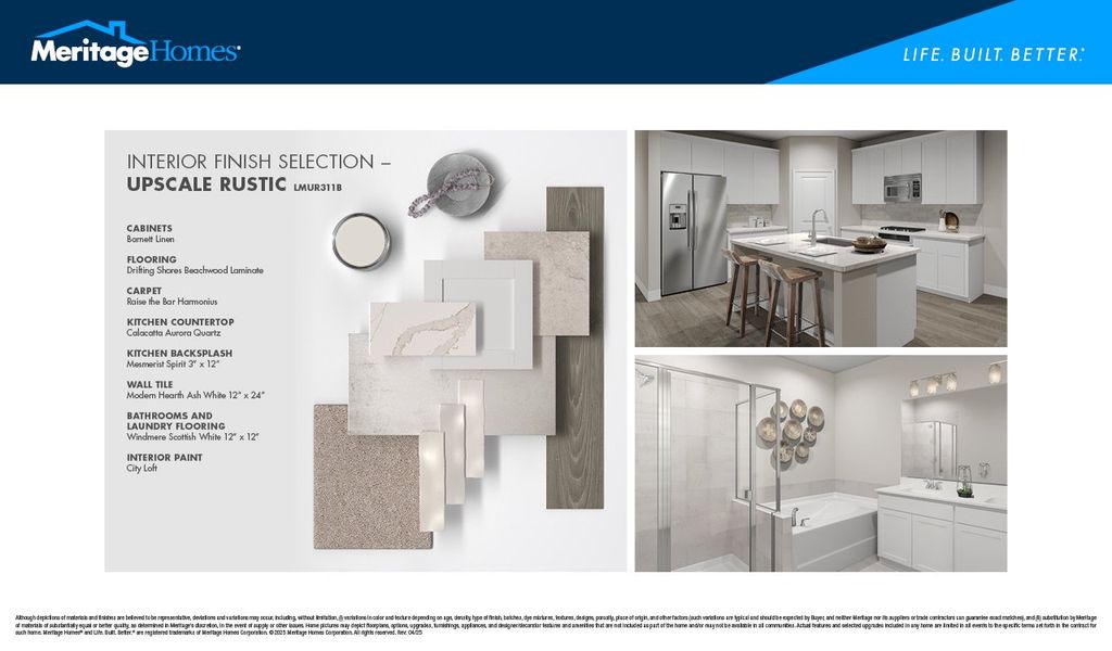 Sample of building materials used in homes in Martin Springs - Highland Series, Lawrenceville (Image 23).