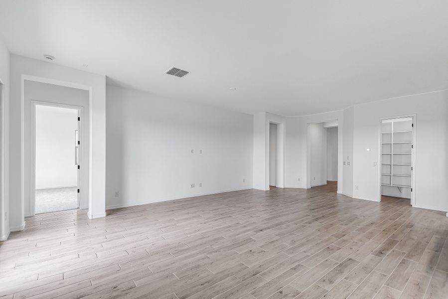 Representative unfurnished interior of a home built from the Hillary by Taylor Morrison in Allen Ranches Expedition Collection, Litchfield Park (Image 16). Representative unfurnished interior of a home built from the Hillary by Taylor Morrison in Allen Ranches Expedition Collection, Litchfield Park (Image 16).