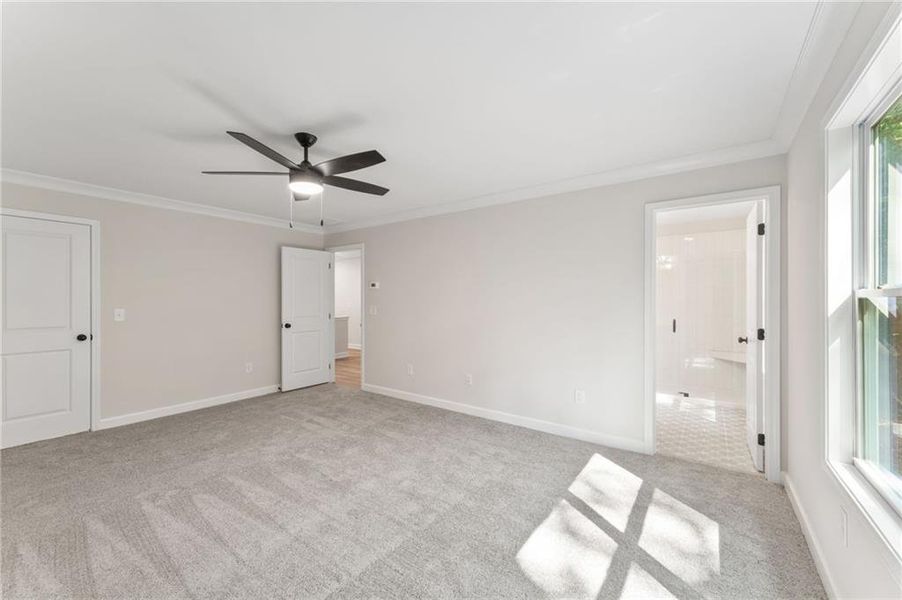 Spacious, unfurnished interior of a new home in Cherokee Township, Acworth (Image 21).
