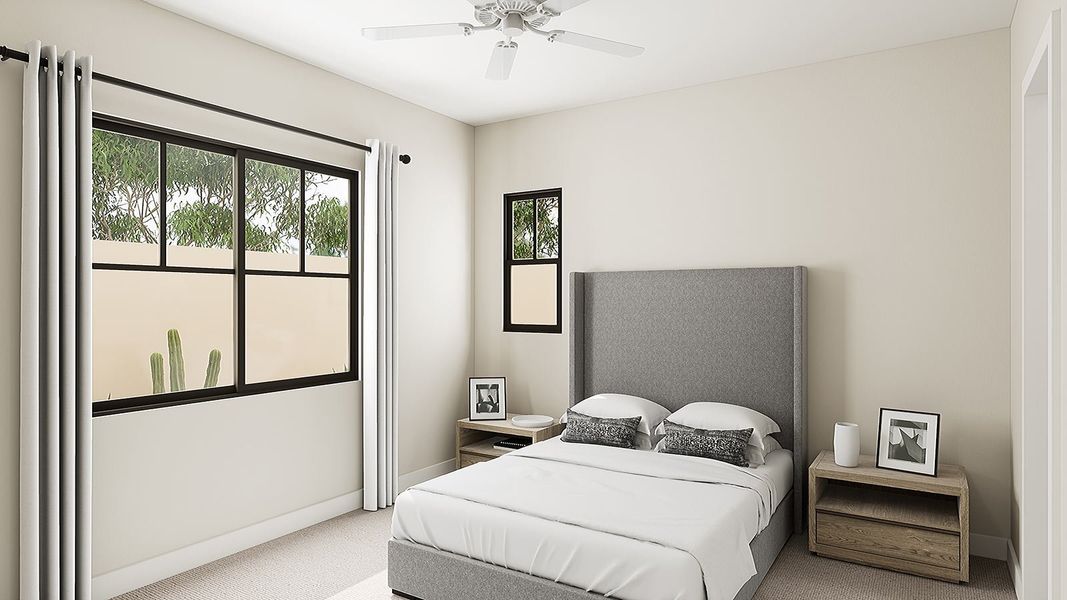 Representative furnished interior of a home built from the Aurora Plan 9001 by Tri Pointe Homes in Emberly, Queen Creek (Image 17).