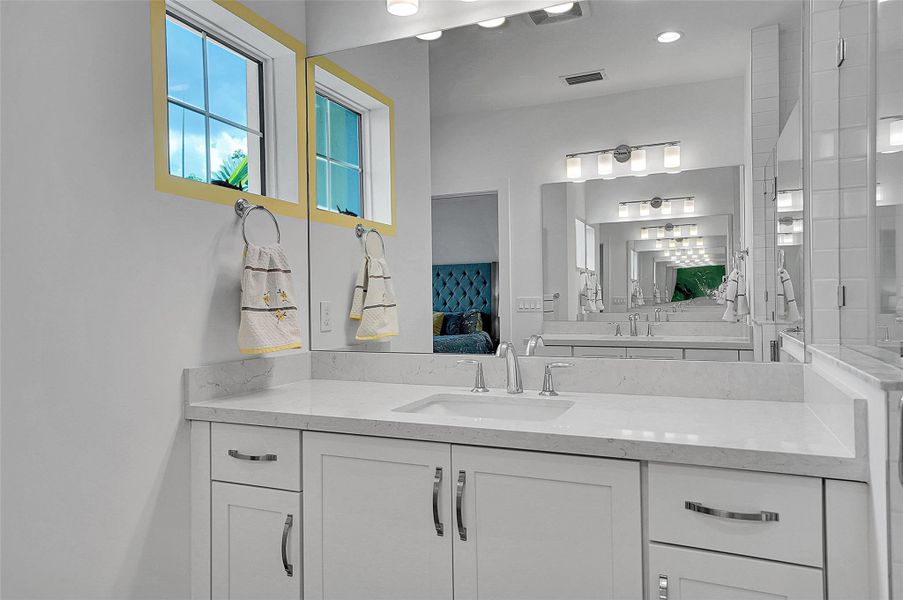 Furnished interior view inside a new home in , Deerfield Beach (Image 13).