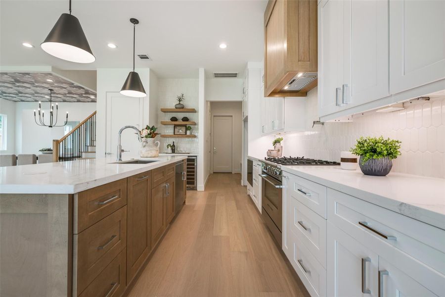 Furnished interior view inside a new home in , Houston (Image 12).