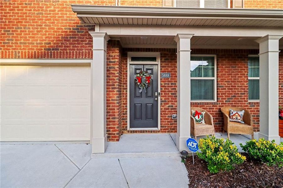 Exterior details and patio area of a home in , Lithonia (Image 3).