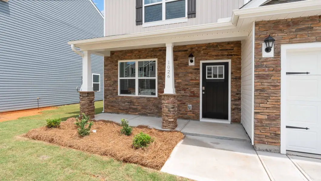 Exterior details and patio area of a home in Sage Grove, Lyman (Image 2). Exterior details and patio area of a home in Sage Grove, Lyman (Image 2).