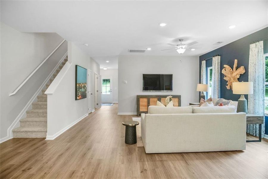 Furnished interior view inside a new home in Fuller Station, Loganville (Image 16).