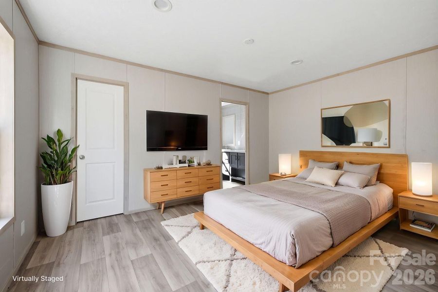 Furnished interior view inside a new home in , Connelly Springs (Image 8).