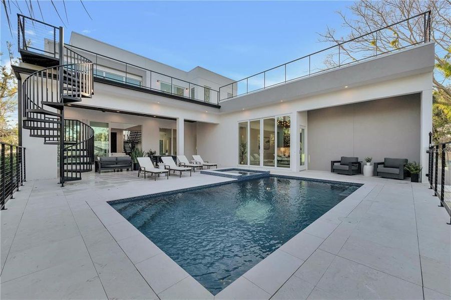 Exterior details and patio area of a home in , Sarasota (Image 24).