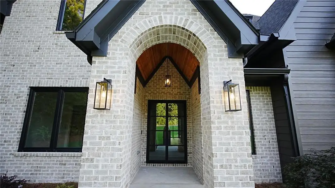 Exterior details and patio area of a home in , Flowery Branch (Image 3).