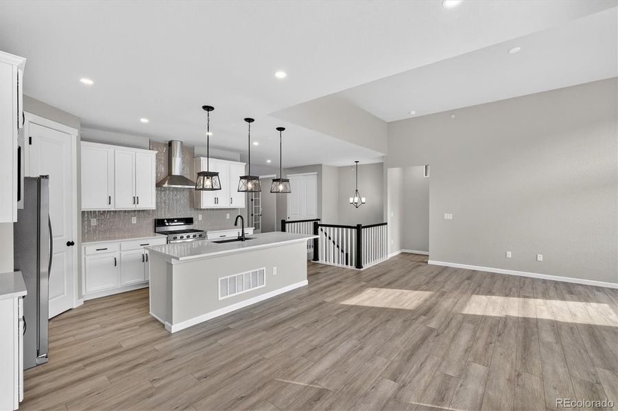 Furnished interior view inside a new home in Deer Creek, Littleton (Image 9).