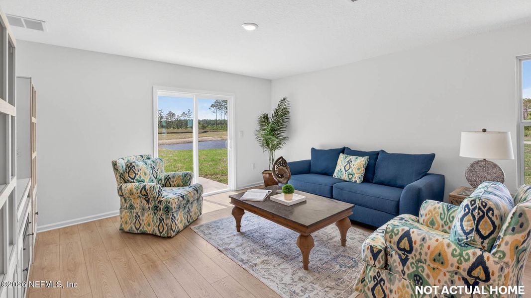 Furnished interior view inside a new home in The Arbors, Jacksonville (Image 7).