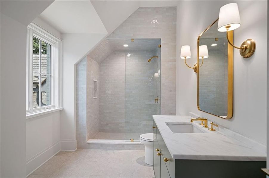 Furnished interior view inside a new home in , Atlanta (Image 13).