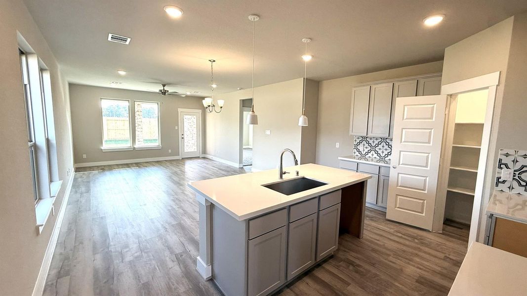 Furnished interior view inside a new home in Sorella, Tomball (Image 3).
