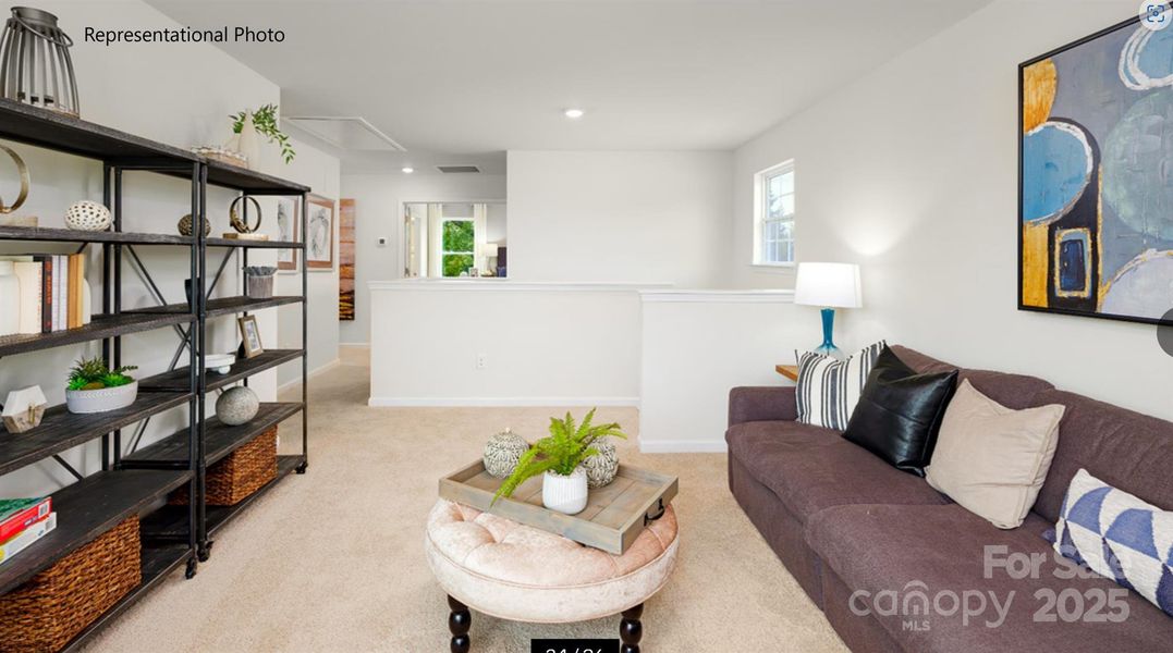 Furnished interior view inside a new home in Brinkley Ridge, Kings Mountain (Image 11).