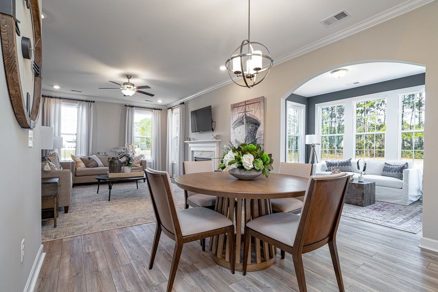 Representative furnished interior of a home built from the Palmer - Vanguard Collection by Mungo Homes in Georgias Landing, Raleigh (Image 31).