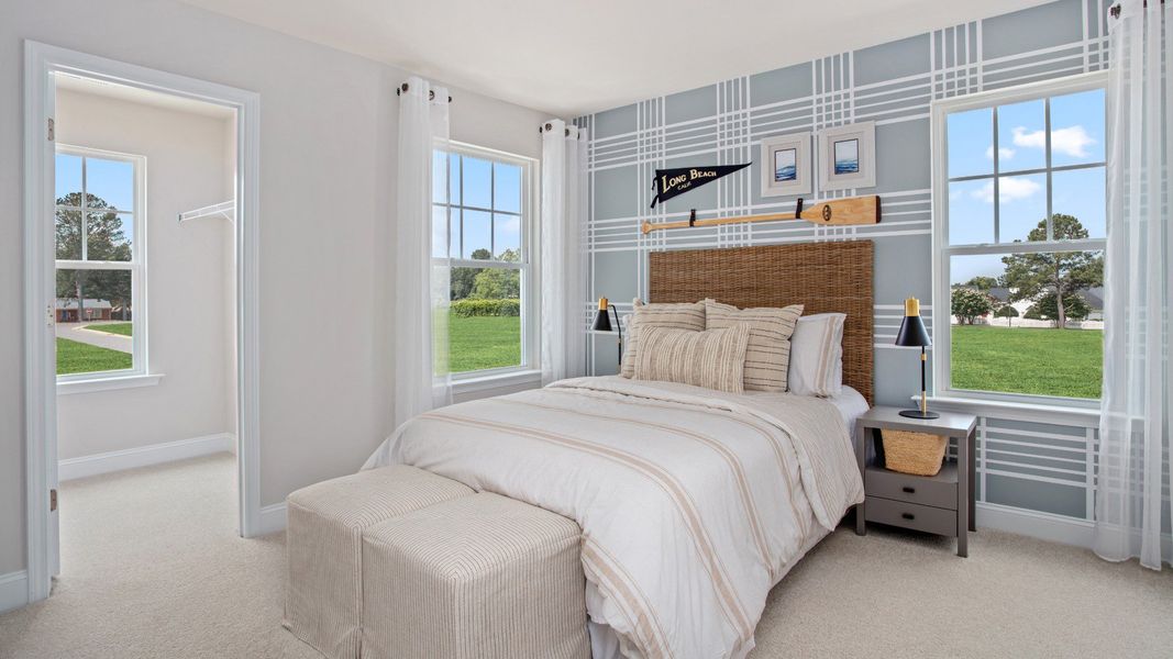 Furnished interior view inside a new home in Station Pointe, Angier (Image 11).