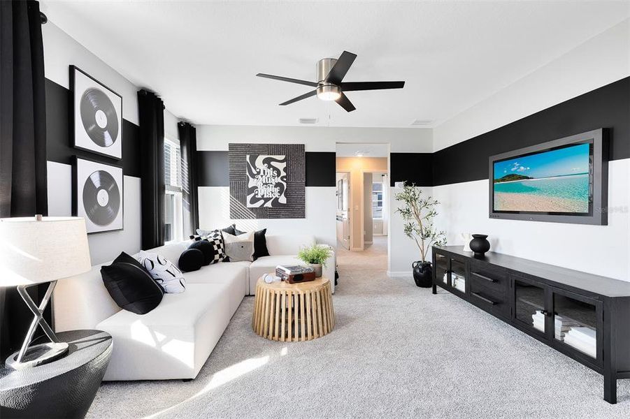 Furnished interior view inside a new home in EverBe, Orlando (Image 7).